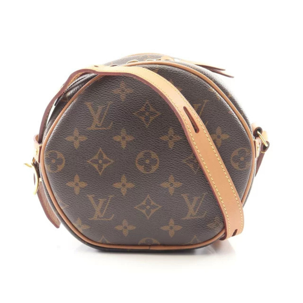 Louis Vuitton Boite Chapeau Souple Monogram Shoulder Bag Canvas Leather Brown